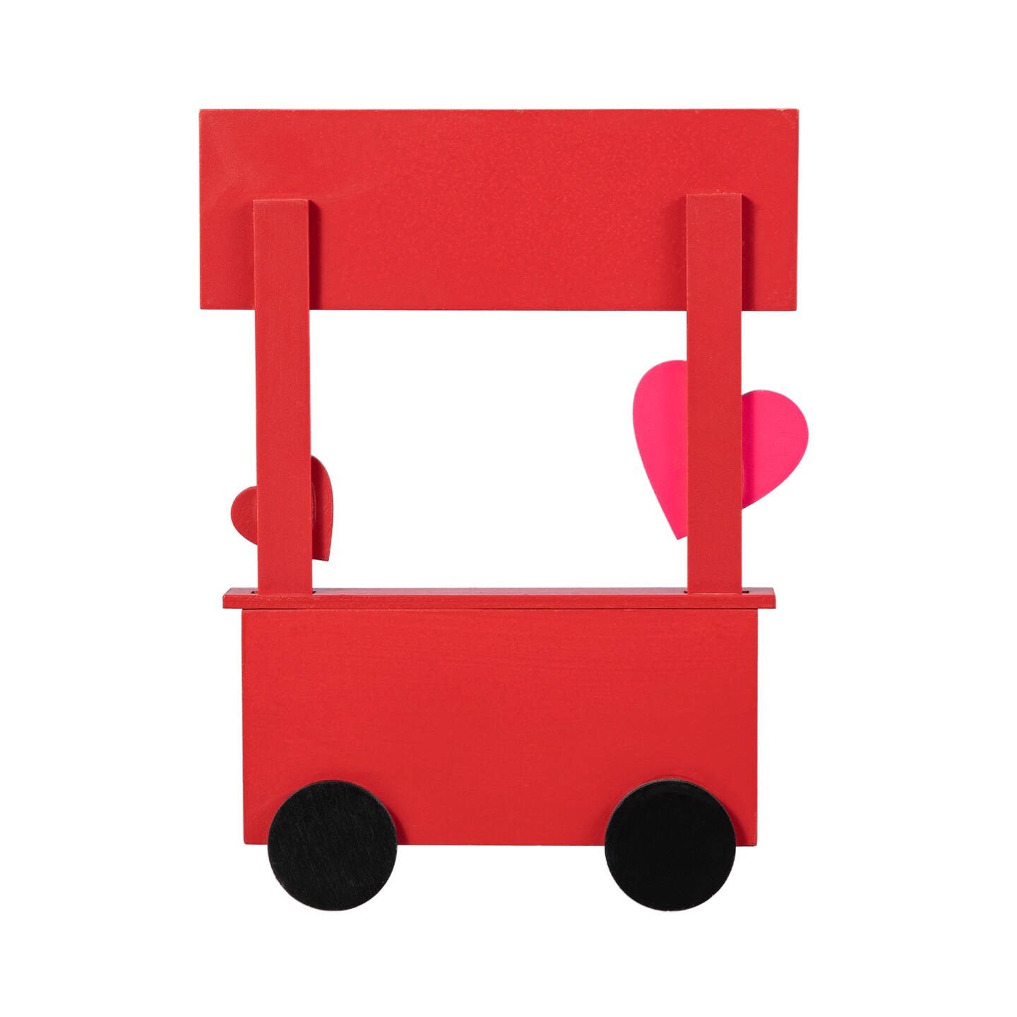 10&#x22;H Valentine&#x27;s Wooden KISSING BOOTH Table Decor