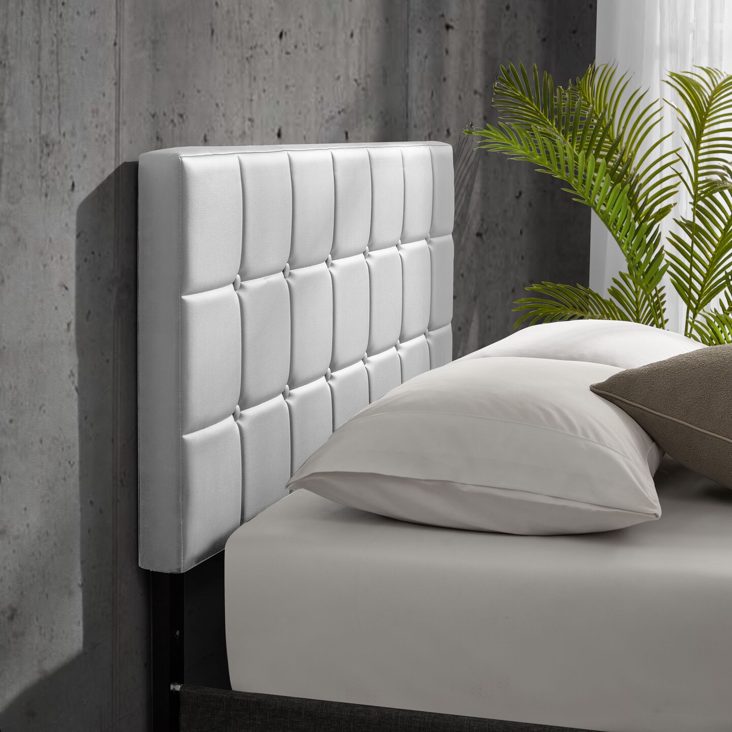 Nestl Button Tufted Upholstered Headboard