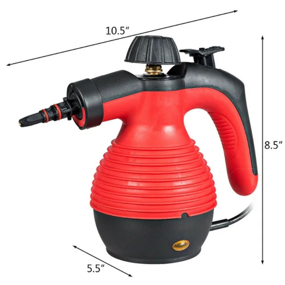 1050W Multi-Purpose Handheld Pressurized Steam Cleaner