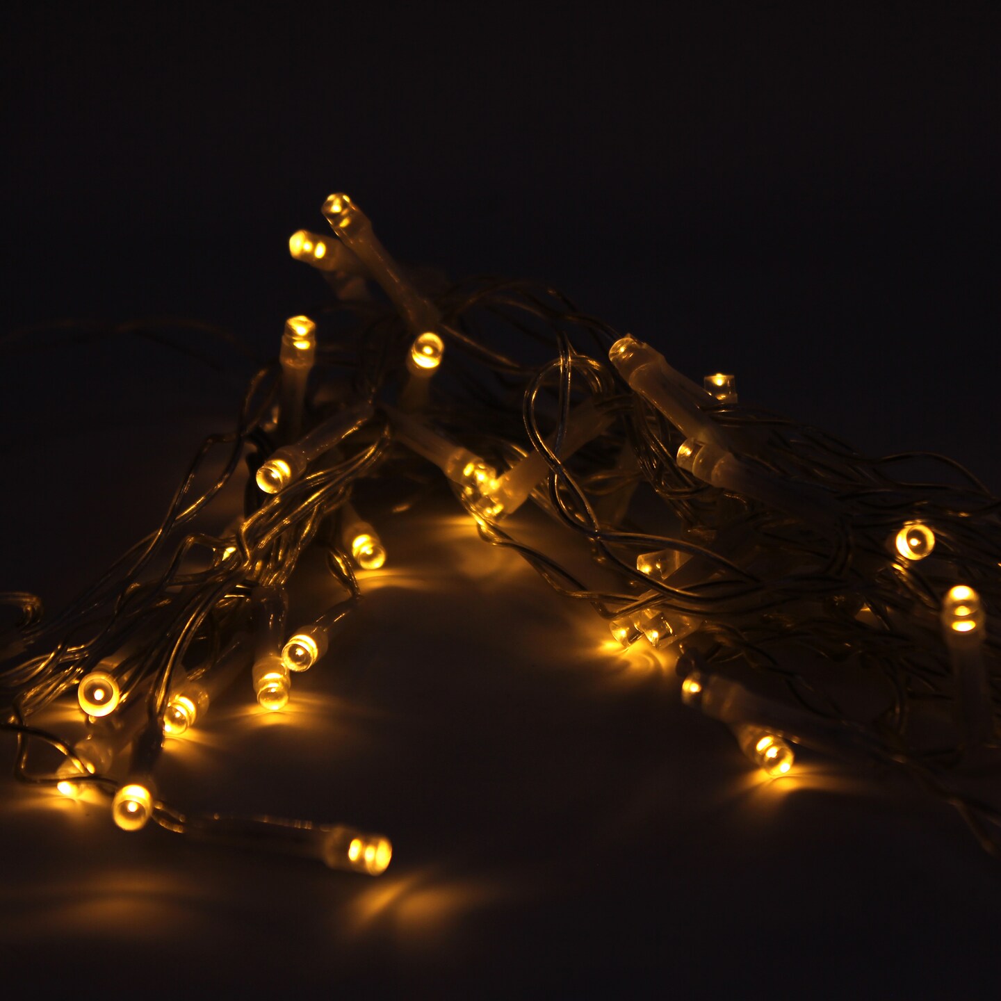 Perfect Holiday 96 LED Curtain Solar Lights