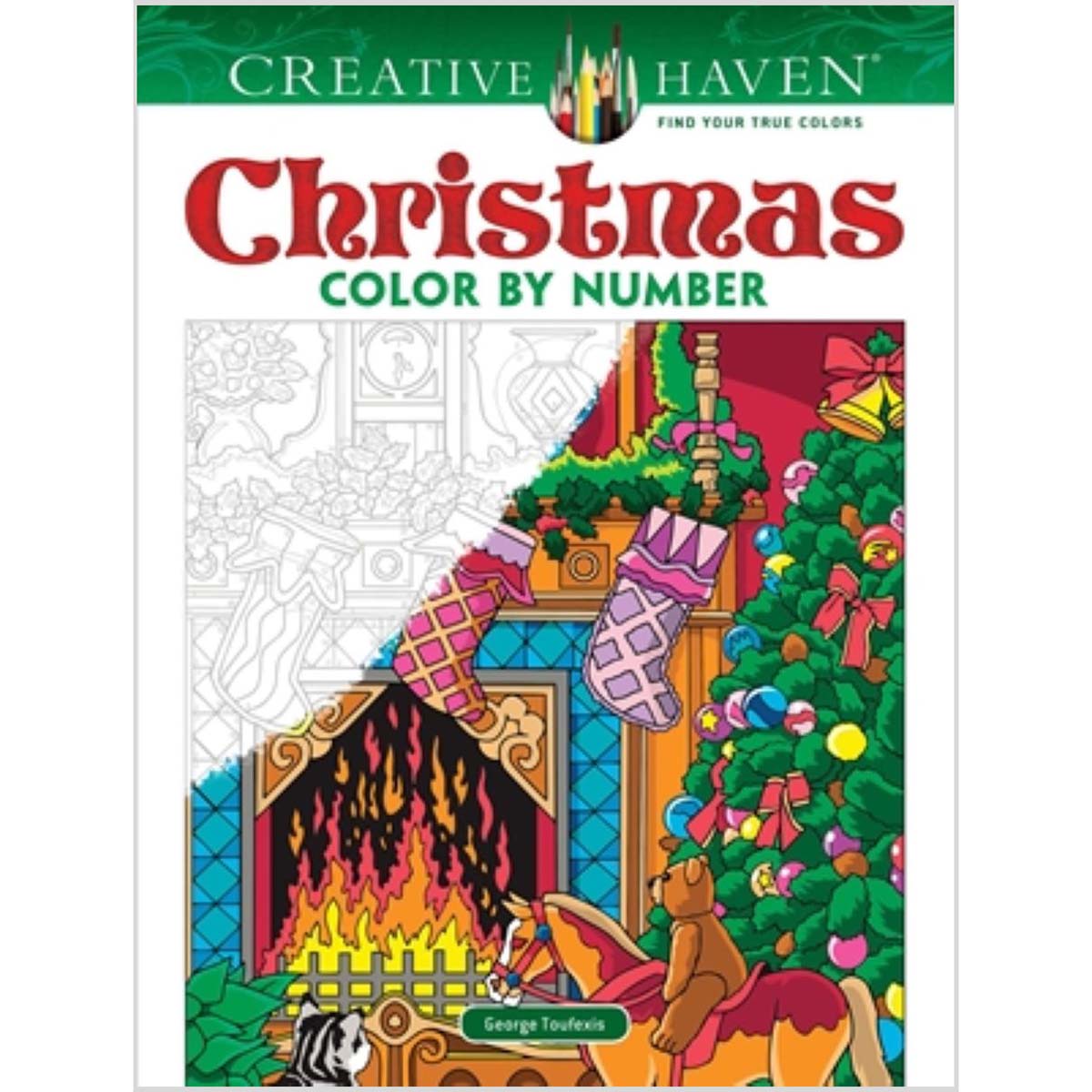 Dover  Christmas Color By Number Coloring Book