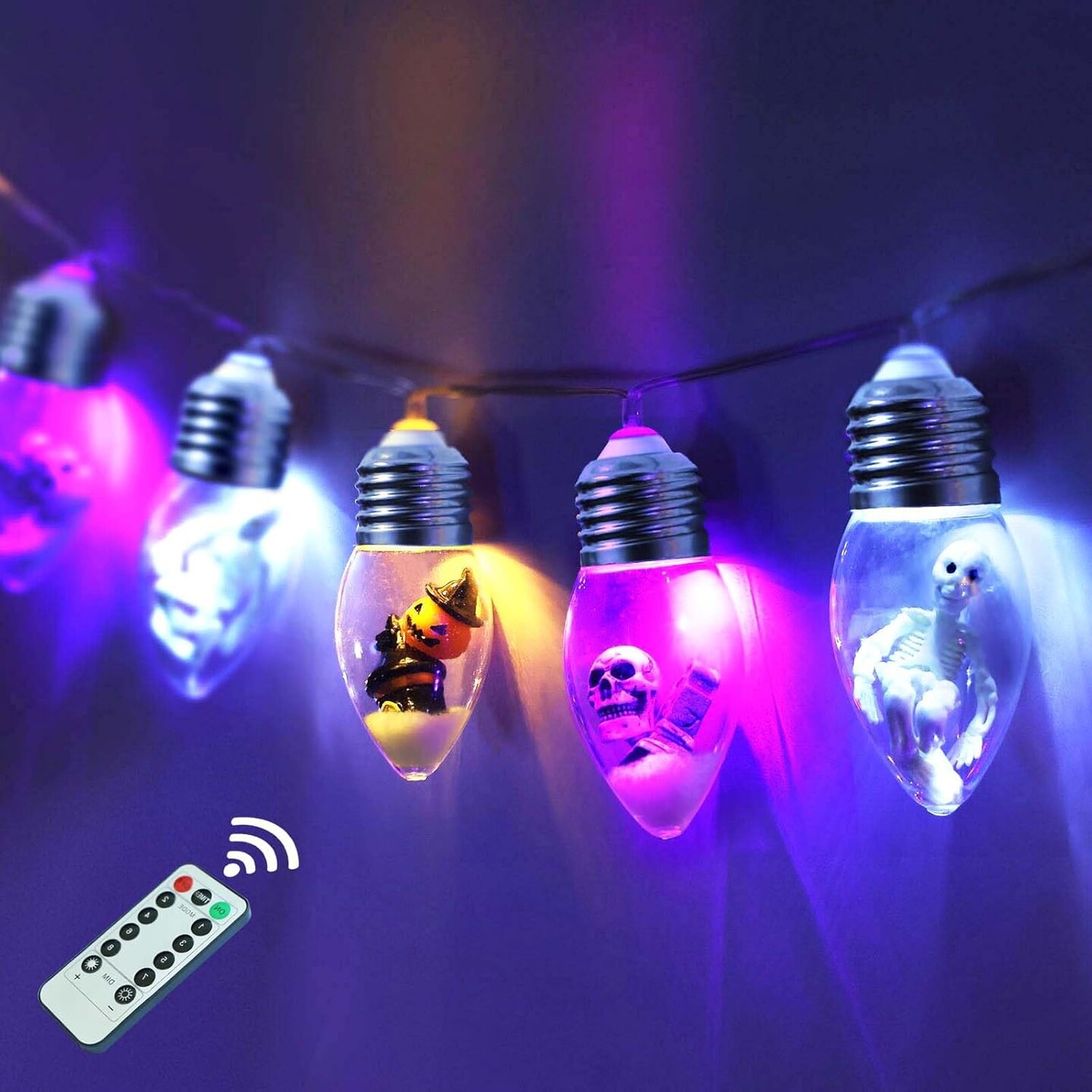 Halloween Bulb String Lights Decorations - Halloween