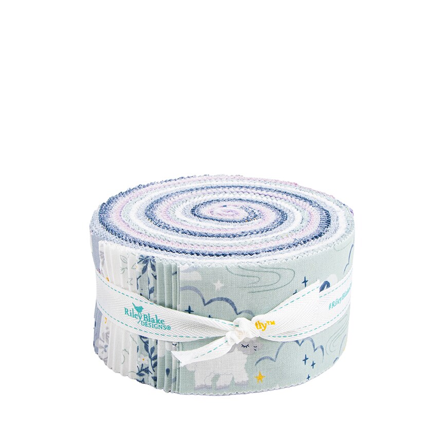 Twinkle Little Star 2.5&#x22; Strip Roll (Jelly Roll / Rolie Polie) by Natalia Juan Abello for Riley Blake (RP-16300-40)