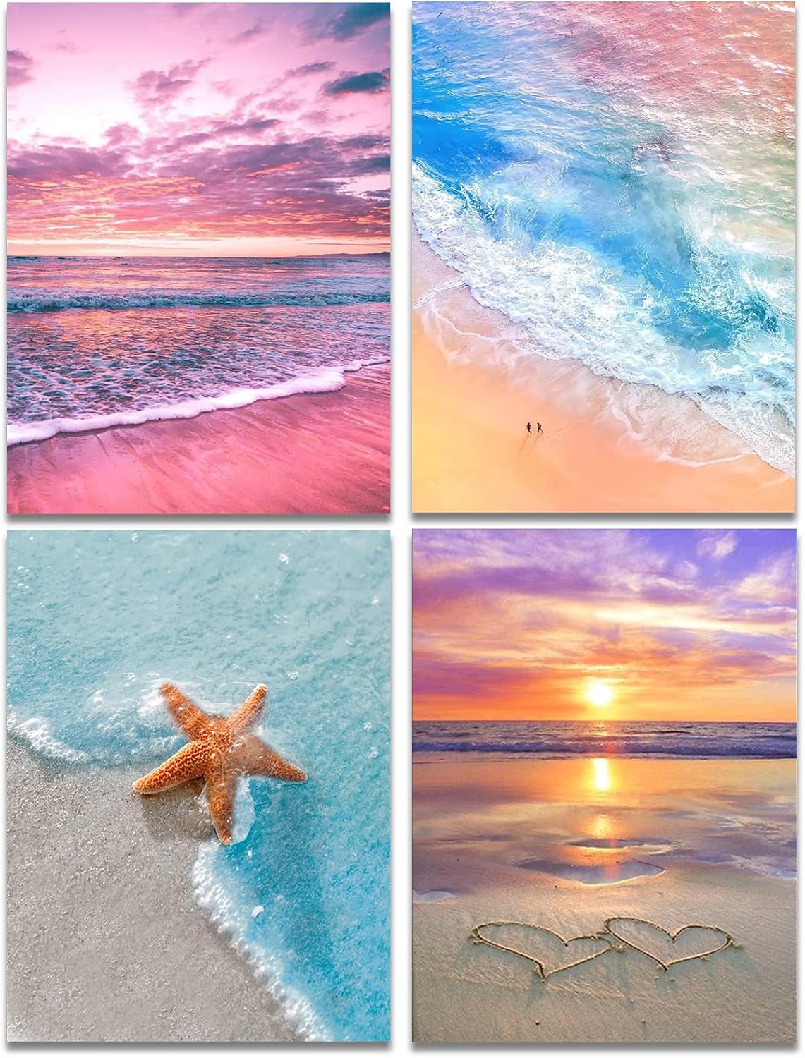 4 Pack 5D Diamond Painting Kits for Adults DIY Drill Diamond Art Kits Arts