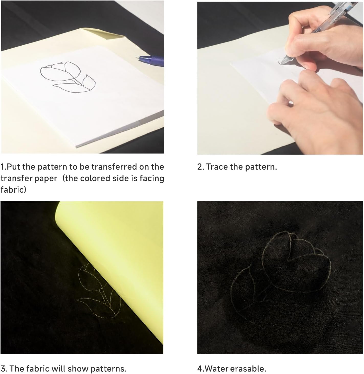 Kearing Tracing Paper for Sewing - 2 Large Sized 32&#x22; x 22&#x22; - Transfer Patterns to Fabric