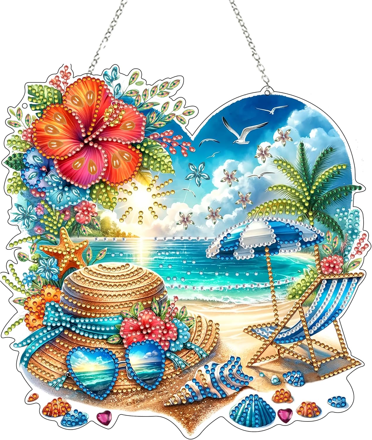 Diamond Art Hanging Kit for Adult Special Shaped Rhinestone