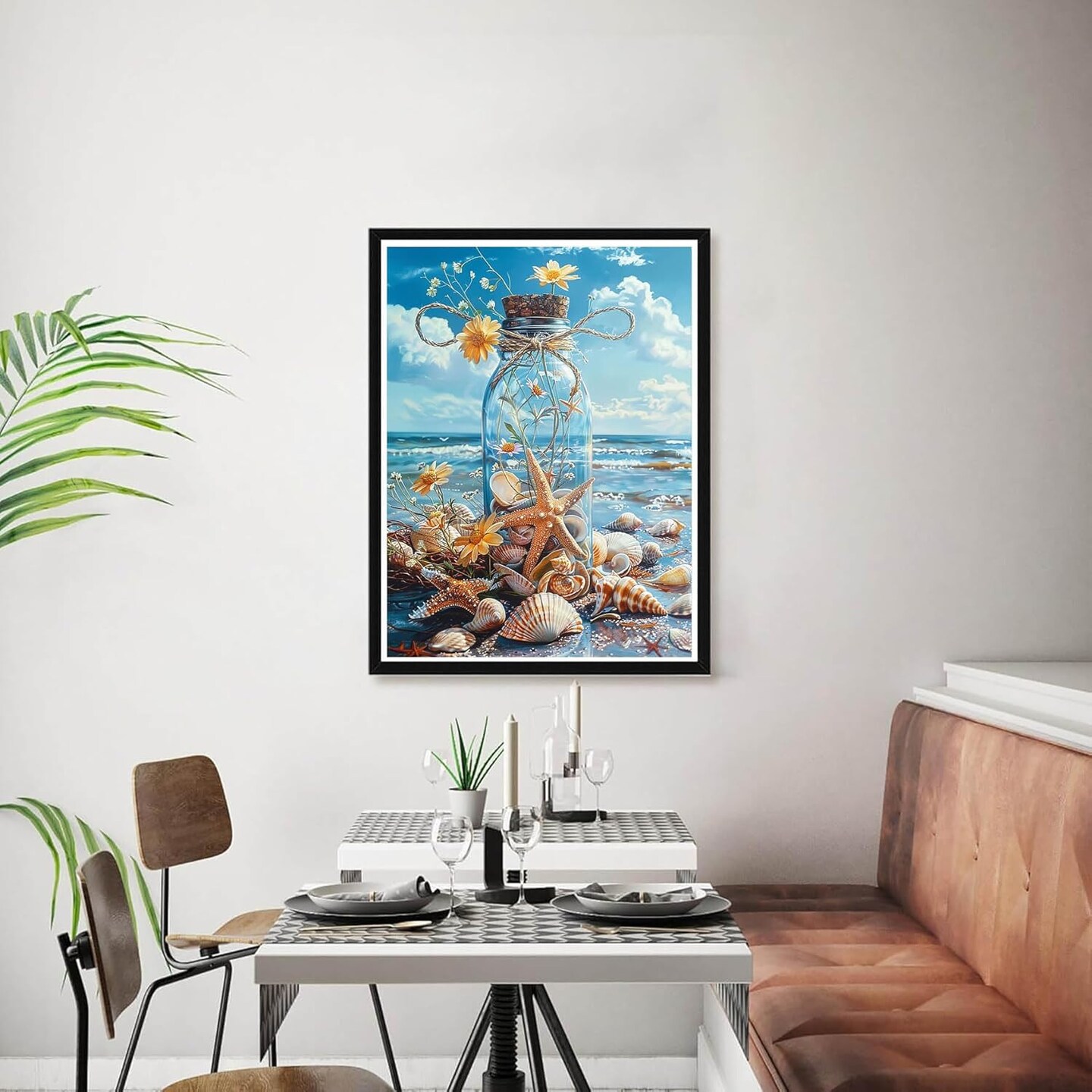 5D Diamond Art Kits for Adults Shell, Full Drill DIY Rhinestone Embroidery Set Paint