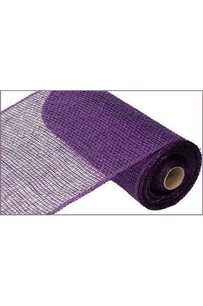 10&#x22; Poly Burlap Mesh Ribbon: Purple