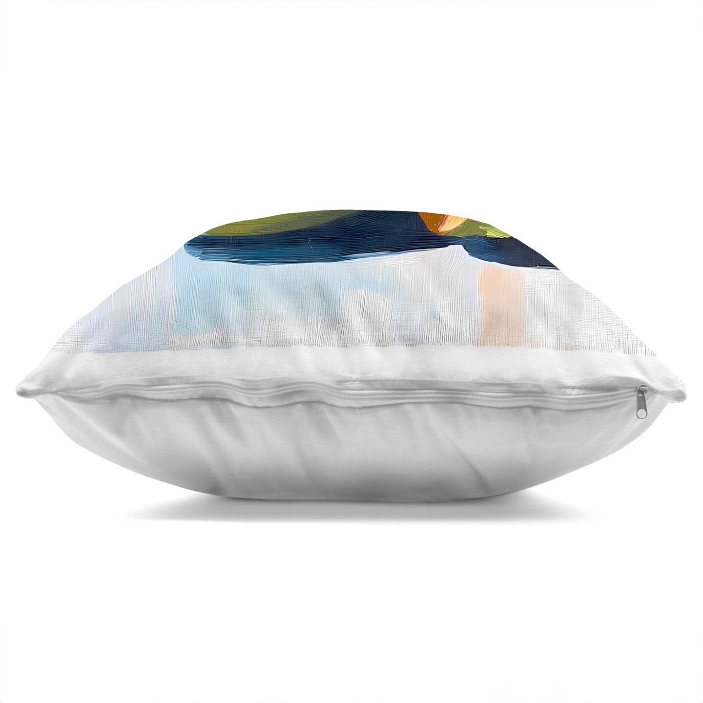 Stupell Industries Papaya Pair on Blue Indoor Pillow, 18 x 7 x 18