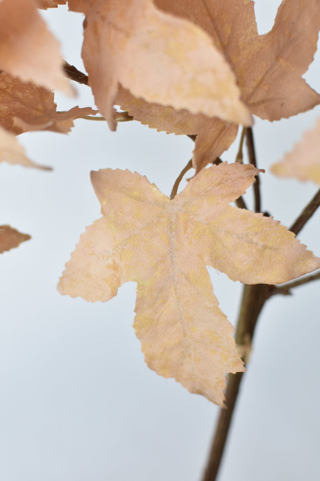 34&#x22; Faux Tan Maple Leaf Bundle (includes 2 Stems)