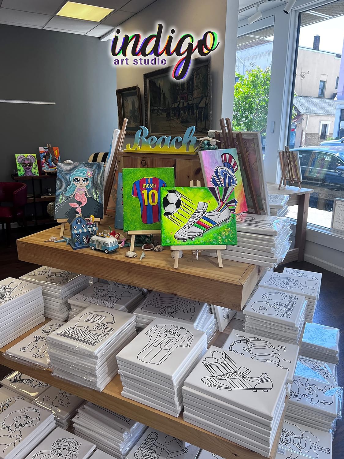 Pre Drawn Canvas Paint Kit(10.39 x 8.07 x 0.87 inches; 7.83 ounces)