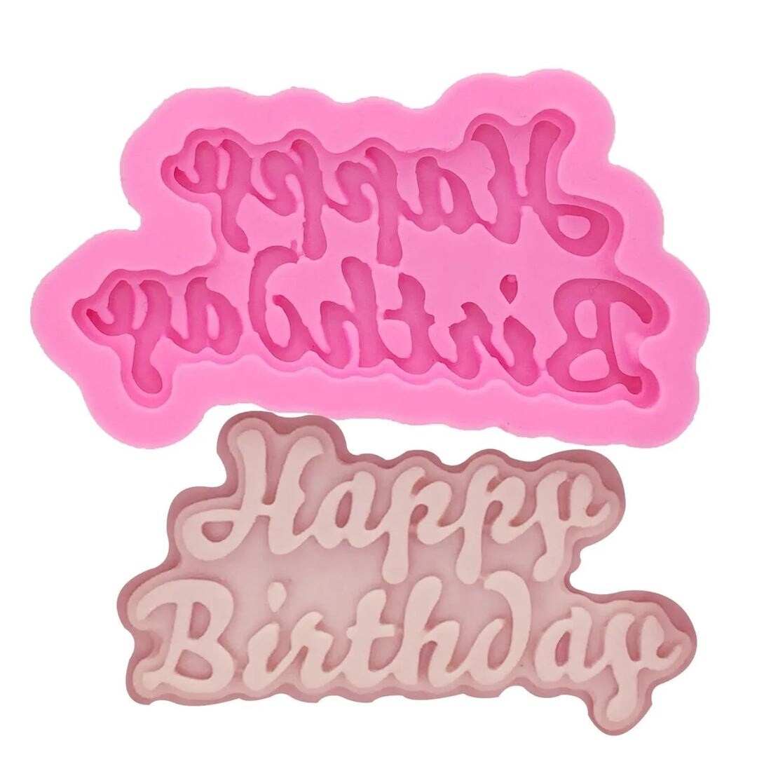 Happy Birthday Silicone Mold Chocolate &#x26; Jelly Mold for Celebrations