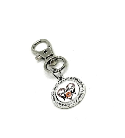 Basketball Mom Clip On Bag Charm, Love My Basketball Player, Gift For Her,  Team Mom Gifts, Mothers Day, Gift For Her, Wife Gift, Friend Gift