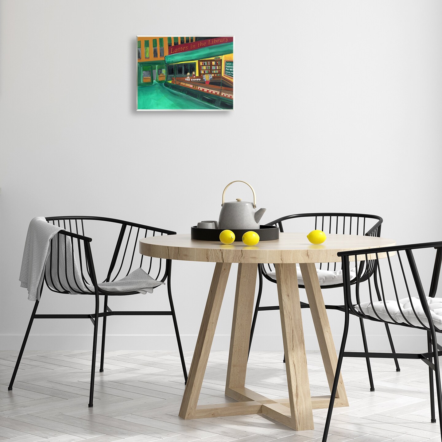 Stupell Industries Lattes In The Library Wall Plaque By Kristal Clifford