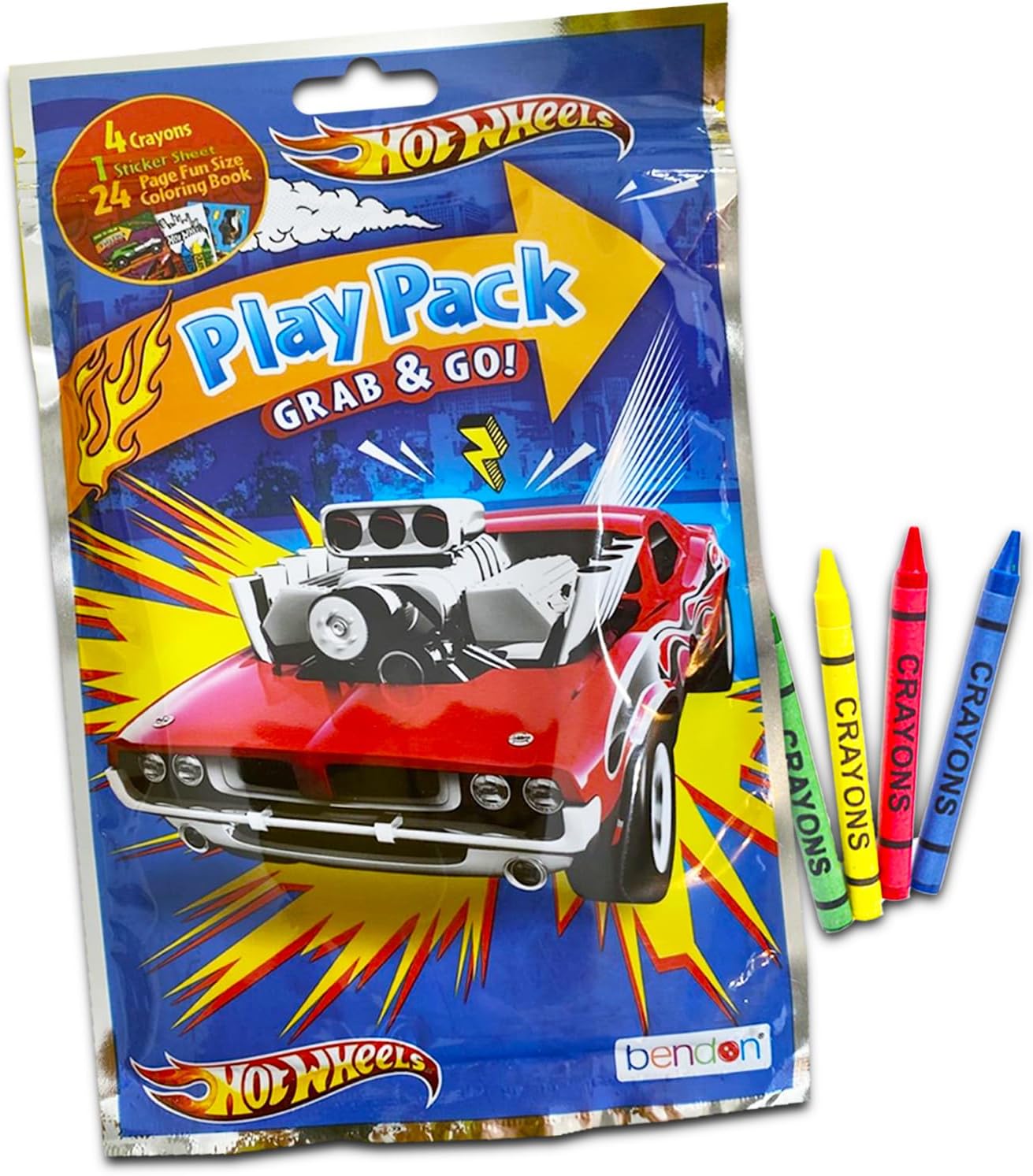 Monster Jam and Hot Wheels Magic Ink Coloring Book Set