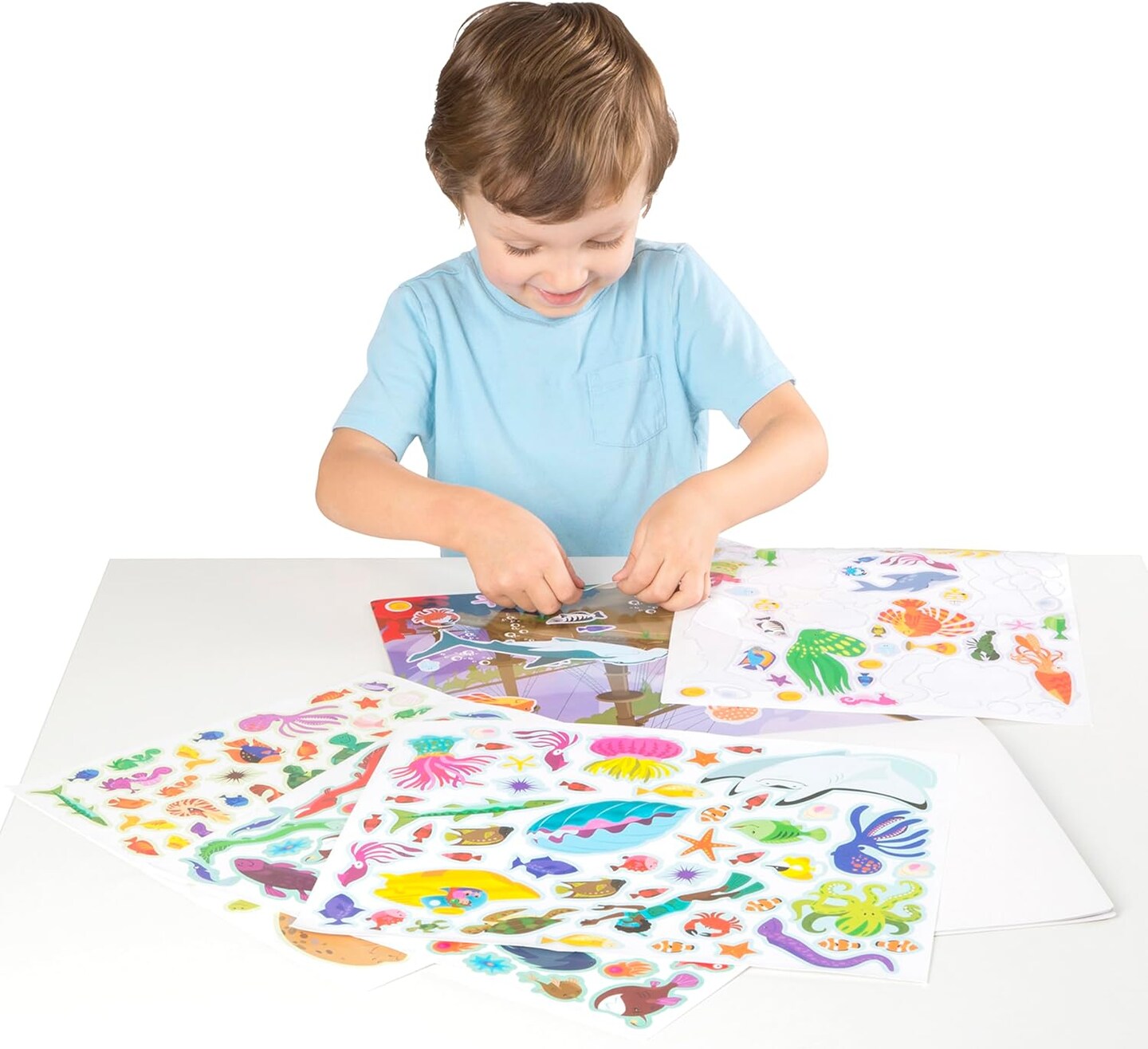 Reusable Sticker Kit Bundle - Jungle, Farm & Under the Sea Arts And Crafts
