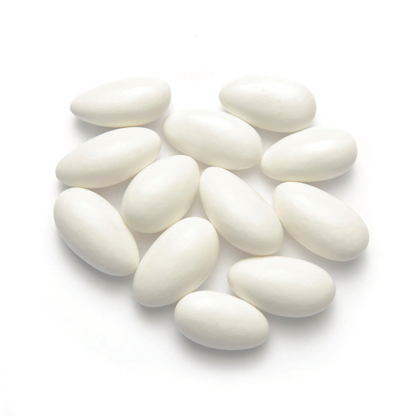 200ct White Jordan Almonds - Bulk Candy Shell Almond Treats For Parties, Gifting, Baking, Dessert Toppings, Candy Buffets And Everyday Snacking 2lb Bag