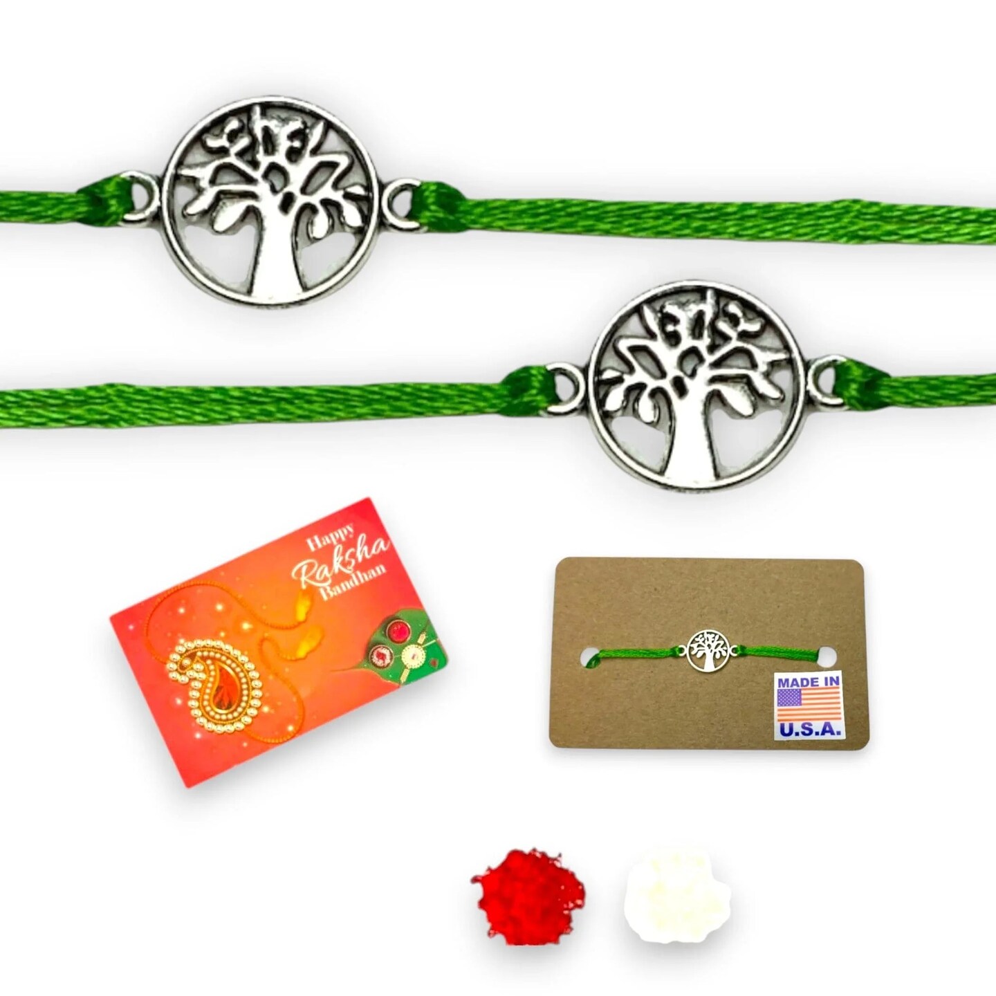 2CT Tree of Life Charm Rakhi for Brother, Raksha Bandhan, Rakhi, Raksha Bandhan Card, Tree of Life Rakhi, Rakhi for Bhai