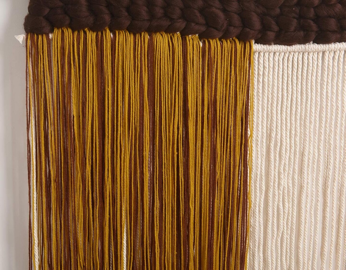 Macrame Wall Hanging Woven Large Colorful Macrame Wall Decor Fiber Art Handmade Home Room Decor 40" W*32" L