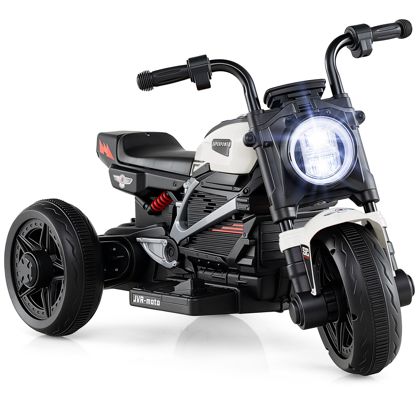 6V Kids Ride-On Motorcycle with Headlight, Music for kids 3–5
