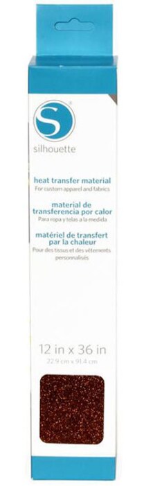 Silhouette of America HEAT-12GL-BRZ Glitter Heat Transfer Material 12x36" BRONZE