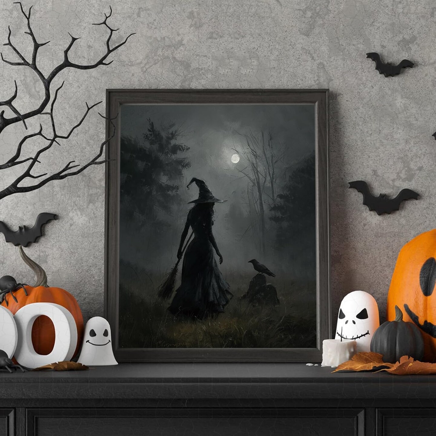 Vintage Halloween Gothic Poster