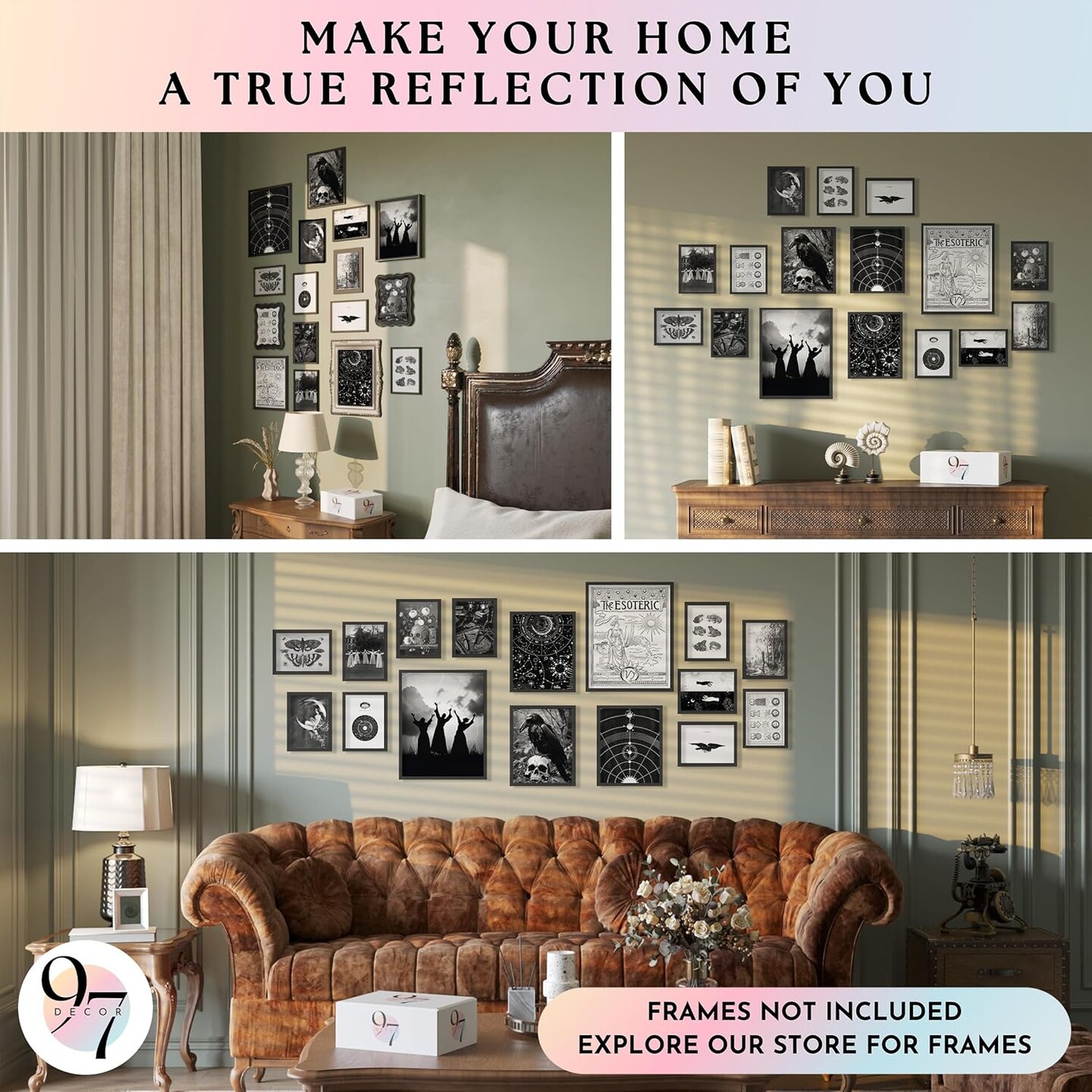 Large 11x14 Gothic Home Decor Aesthetic