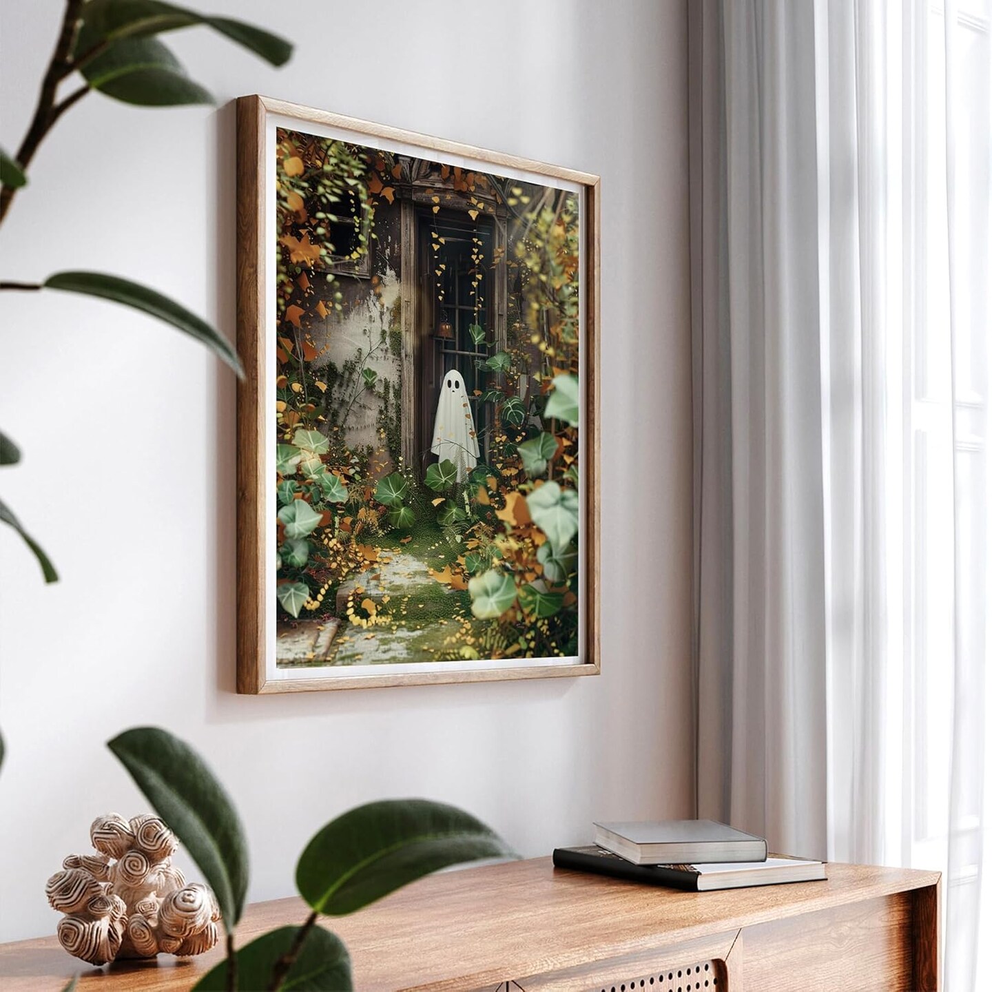 Halloween Paint by Numbers Kit for Adults – DIY Acrylic Canvas, 16x20 Inch