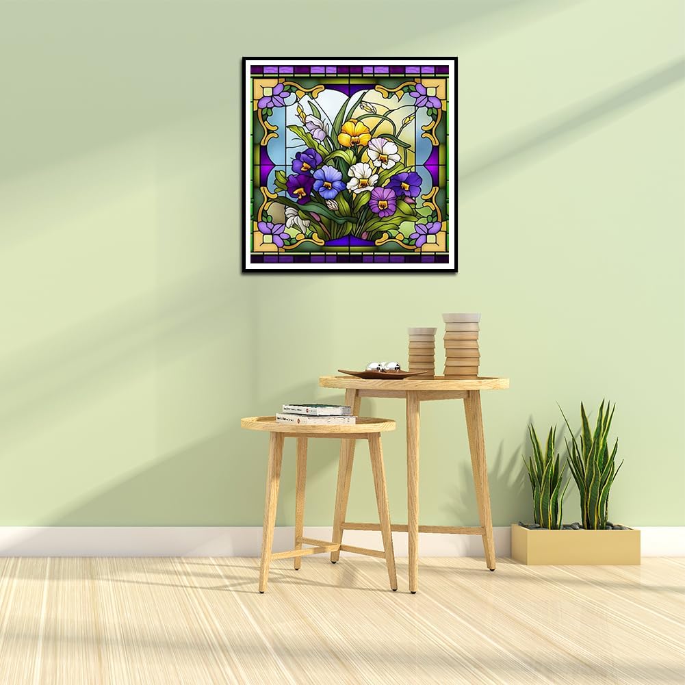 5D DIY Orchid Diamond Art Kits for Beginners