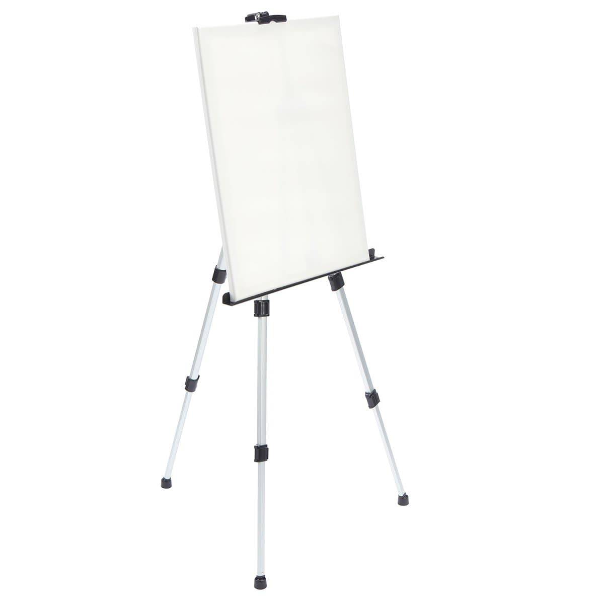 KINGART&#xAE; Aluminum Tripod Artist Field &#x26; Display Easel, 66&#x22; Stand