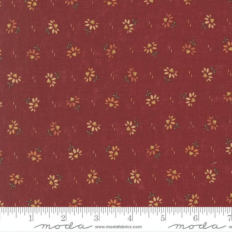 Fabric Moda Currant Coneflowers Wheatland by the Quarter Yard 9793-13