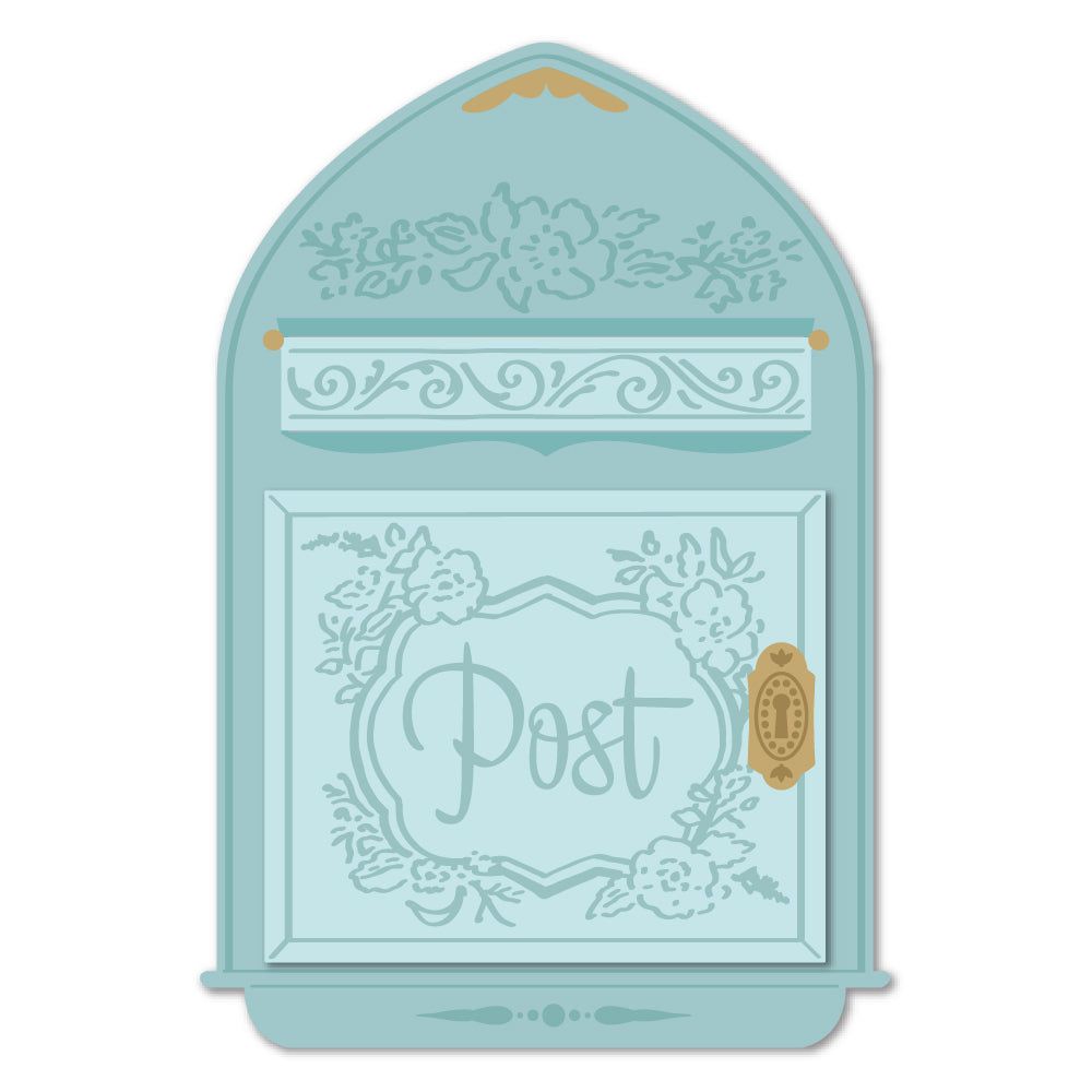 Vintage Mailbox A2 Card Base - Honey Cuts - Stand-Alone Dies