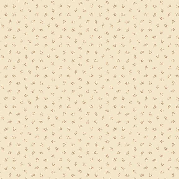 Fabric Marcus Cream Tiny Tri-Leaf Arabella by the Quarter Yard R101519D-CREAM