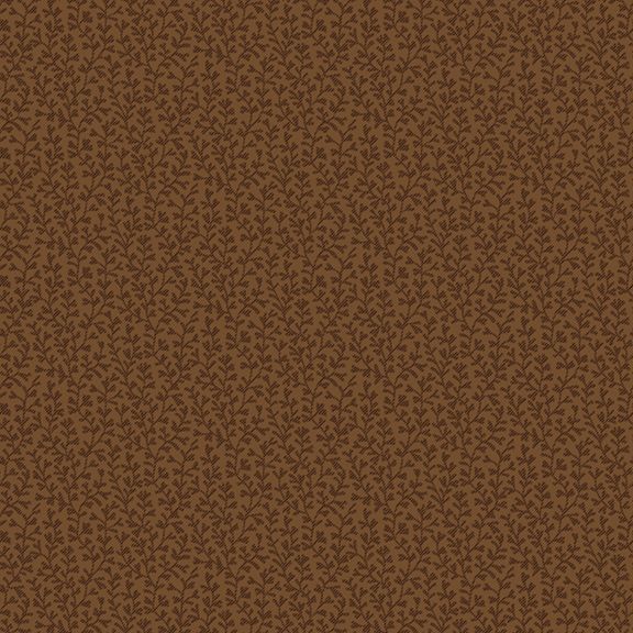 Fabric Marcus Brown Tonal Leaf Arabella by the Quarter Yard R101517D-BROWN