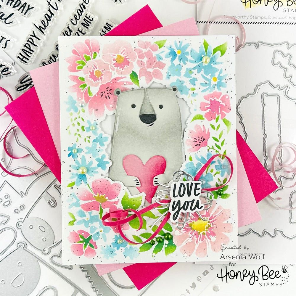 Friendship Frame - Set of 6 - A2 4.25"x5.5" Coordinating Stencils - RETIRING