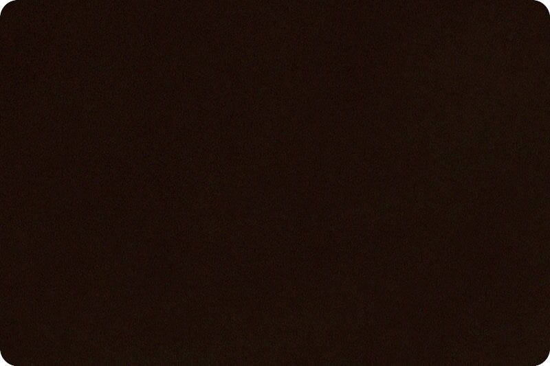 Fabric Shannon Chocolate 90" Extra Wide Solid Cuddle 3 by the Quarter Yard C390-CHOCOLATE