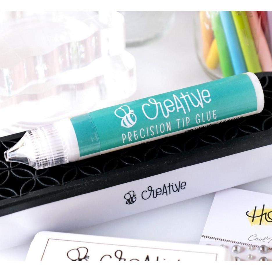 Bee Creative Easy Squeeze Precision Tip Glue - Dries Clear - Freeze and Thaw Safe!