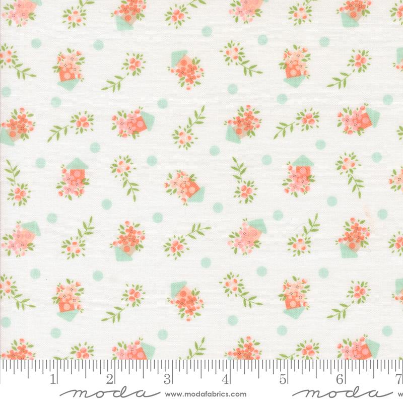 Fabric Moda Cloud Birdhouse Florals Abloom by the Quarter Yard 29213-11