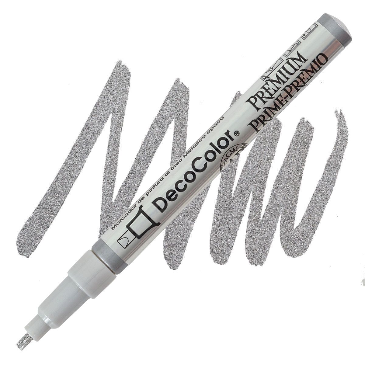DecoColor Premium Paint Marker 2mm Leafing Tip - Silver