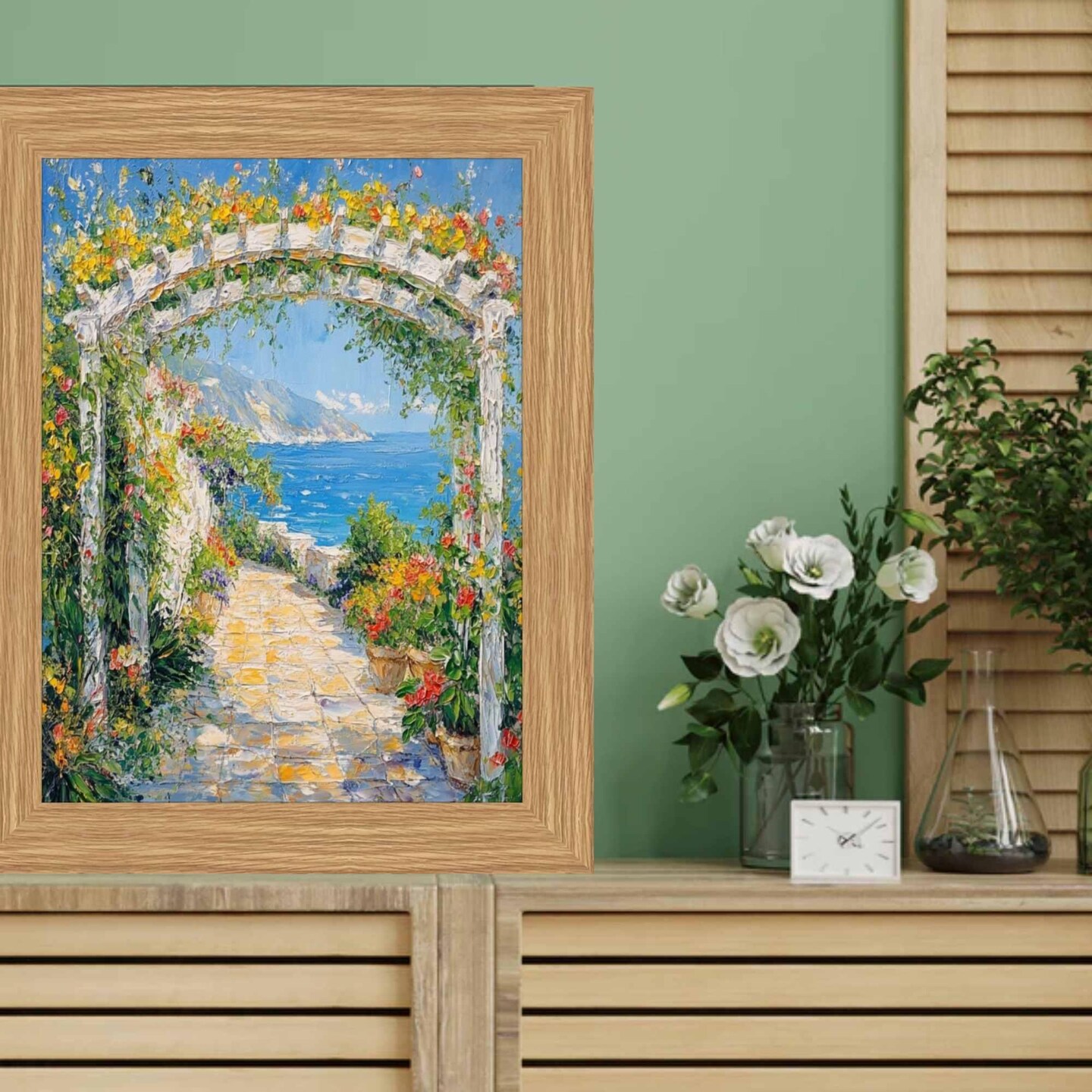 Oak Natural Wood Picture Frame 8x10 frame