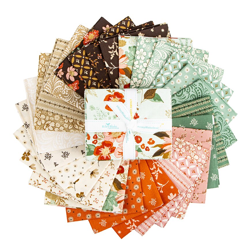 Morning Latte Fat Quarter Bundle by Sandy Gervais for Riley Blake (FQ-16920-28)