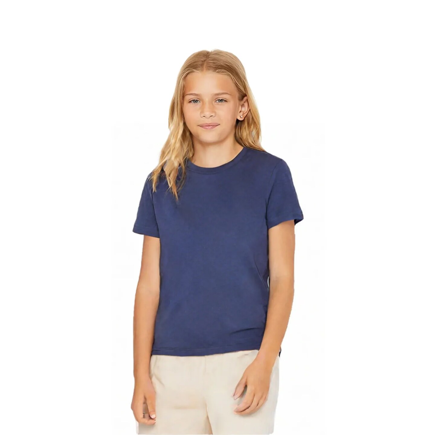 BELLA + CANVAS Youth Triblend Soft Blend Retail Fit Unisex Kids Everyday Casual T-Shirt