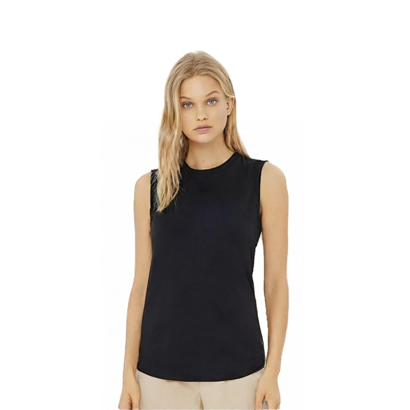 BELLA + CANVAS Women’s Jersey Muscle Tank Fit Sleeveless Top for Casual Wear
