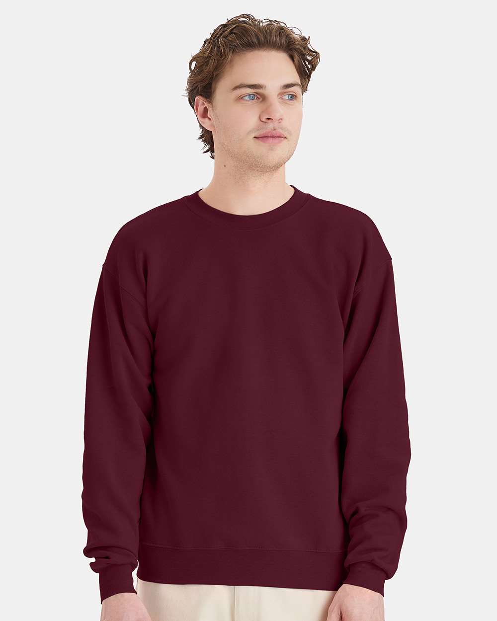 Hanes Unisex EcoSmart Fleece Crewneck Sweatshirt For Casual Wear