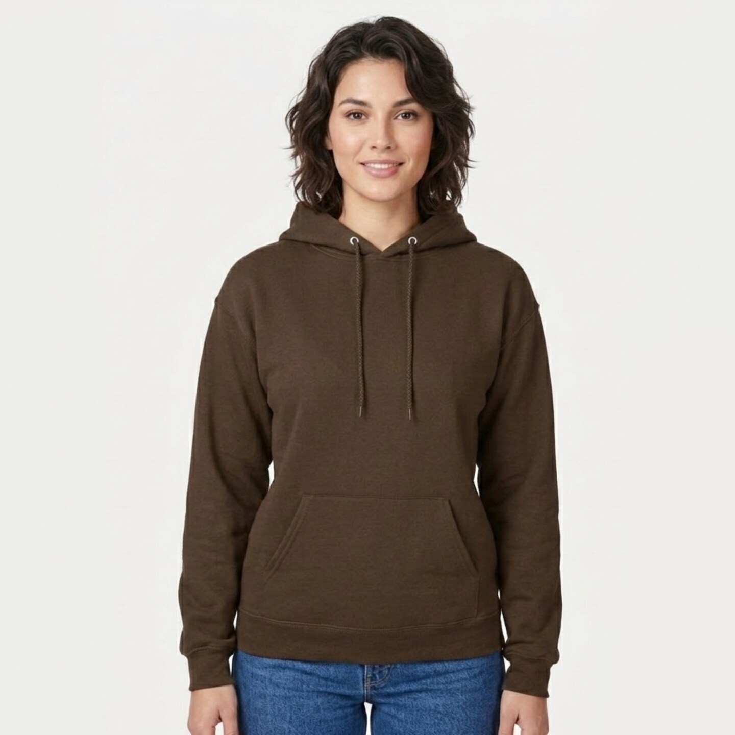 Hanes Unisex EcoSmart Fleece Hooded Sweatshirt For Casual Wear