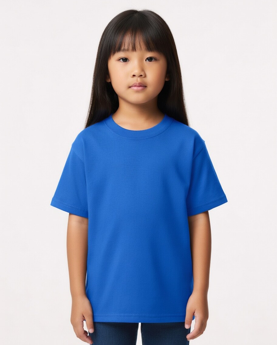 Gildan® Softstyle Youth Midweight Crewneck T-Shirt for School, Sports & Everyday Eco-Friendly Kids Tee