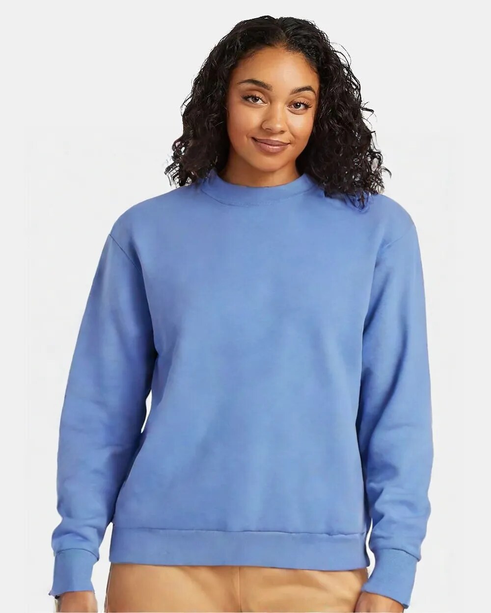 Hanes Unisex EcoSmart Fleece Crewneck Sweatshirt For Casual Wear