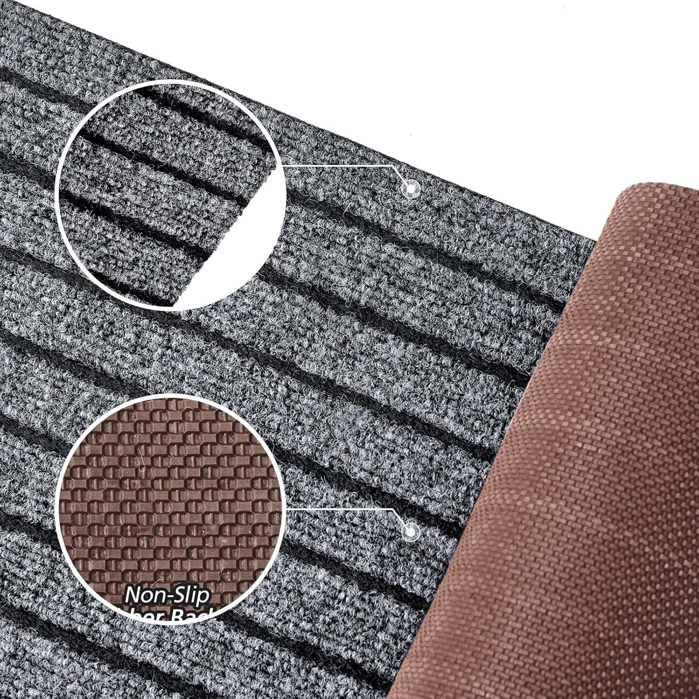 Outdoor/Indoor Runner Rug 2ft x 6ft – Non-Slip, Waterproof, Durable for Hallway, Kitchen, Balcony