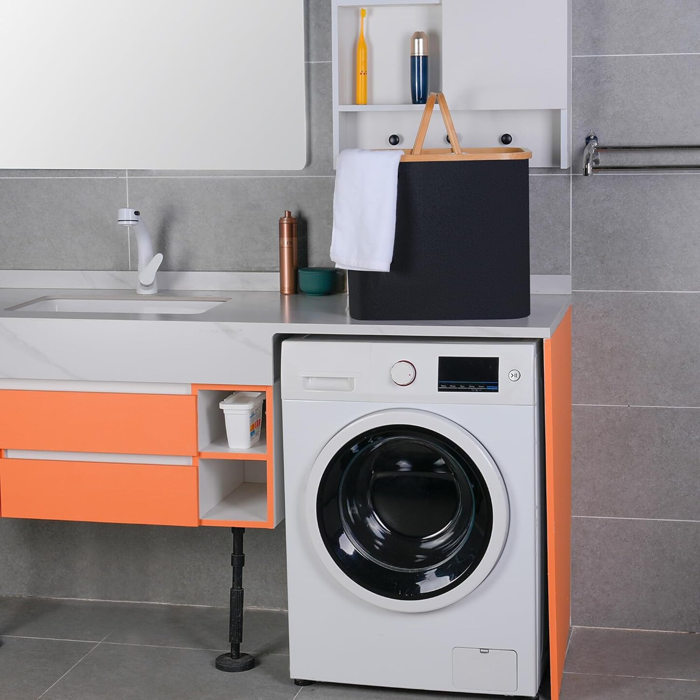 Laundry Basket with Handles, Collapsible Laundry Baskets Hampers for Laundry, Versatile Storage Basket and Small Laundry Basket
