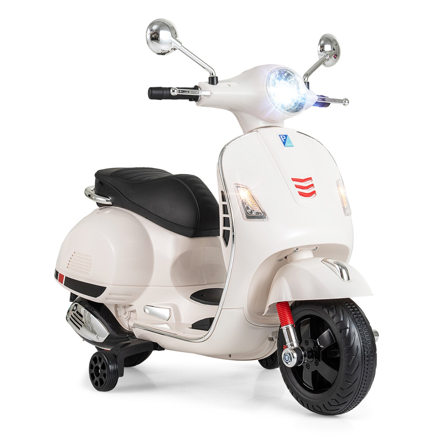 Kids Electric Motorcycle Dual 30W Motor Music Horn LED Lights